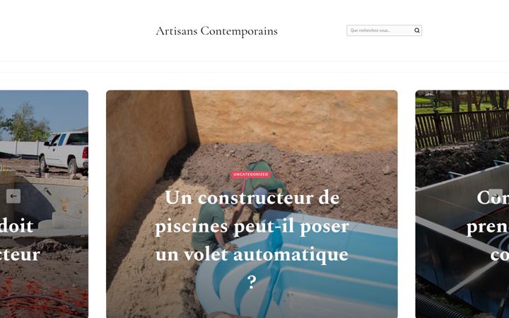 Ekrano kopija artisanscontemporains.fr