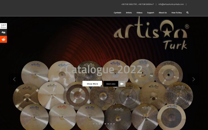 Képernyőkép: artisanturkcymbals.com