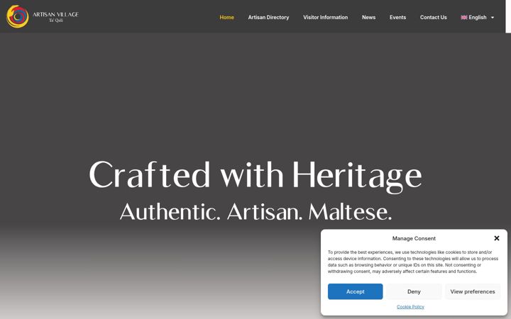 Képernyőkép: artisanvillagesmalta.com