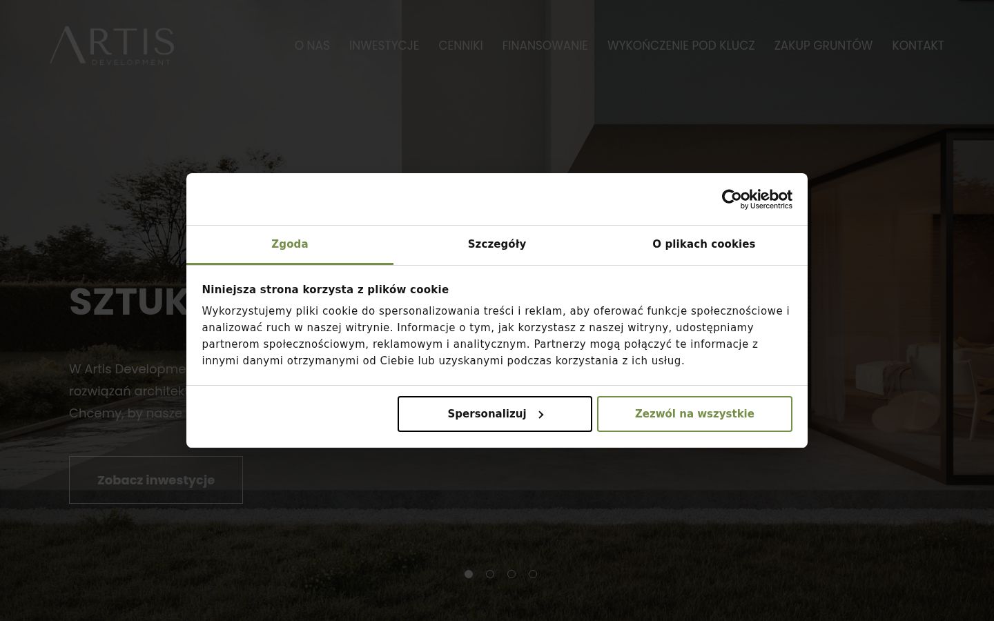 Posnetek zaslona pasice za privolitev, prikazane pred kakršno koli interakcijo