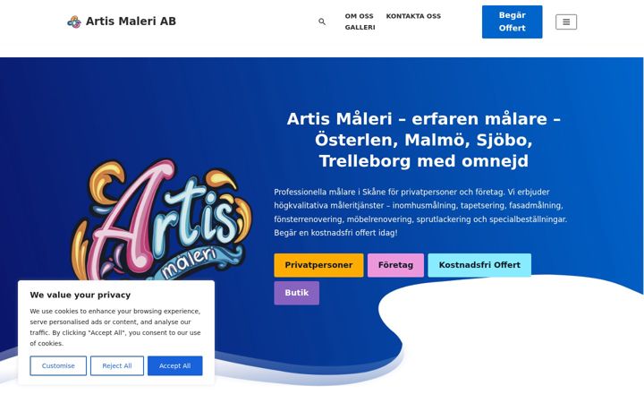 Snímek obrazovky artismaleri.se