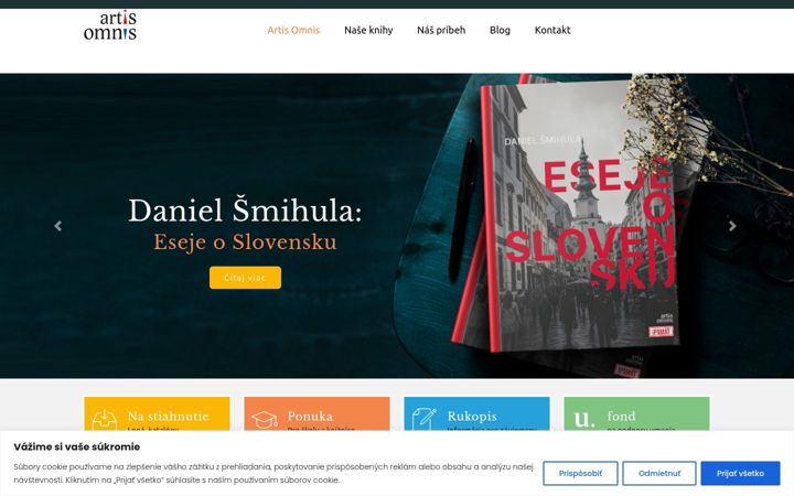 Screenshot of artisomnis.sk