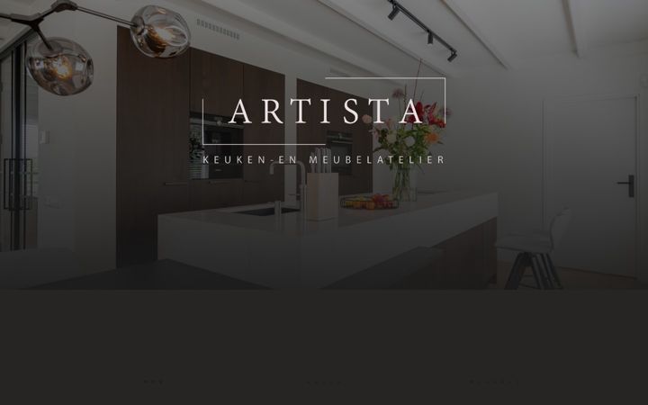 Screenshot ta' artista.nl