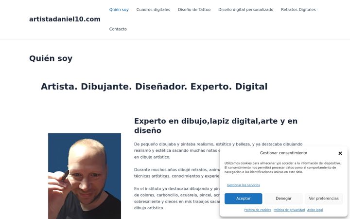 Zrzut ekranu artistadaniel10.com
