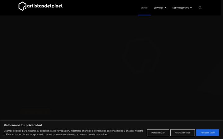 Snímek obrazovky artistasdelpixel.com