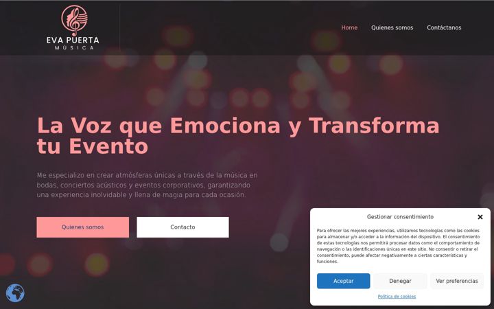 Captura de ecrã de artistatenerife.es