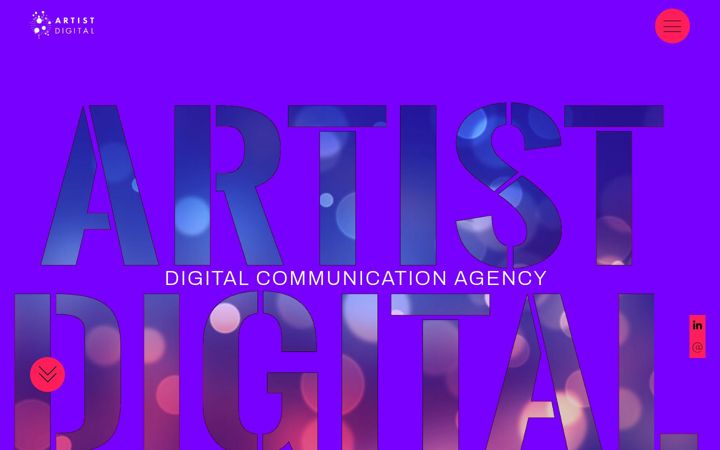 Screenshot von artistdigital.co.uk