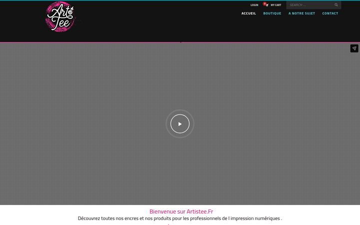 Screenshot von artistee.fr
