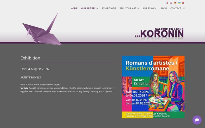 Skærmbillede af artistepeintre-enligne.com