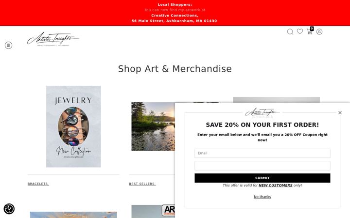 Skærmbillede af artistic-insights.com