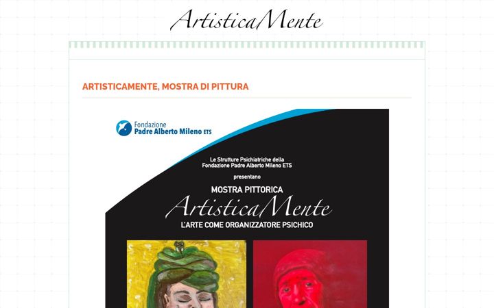 Ekrano kopija artisticamente.altervista.org