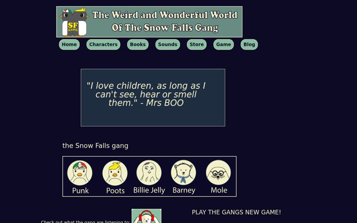 Screenshot von artisticduck.co.uk
