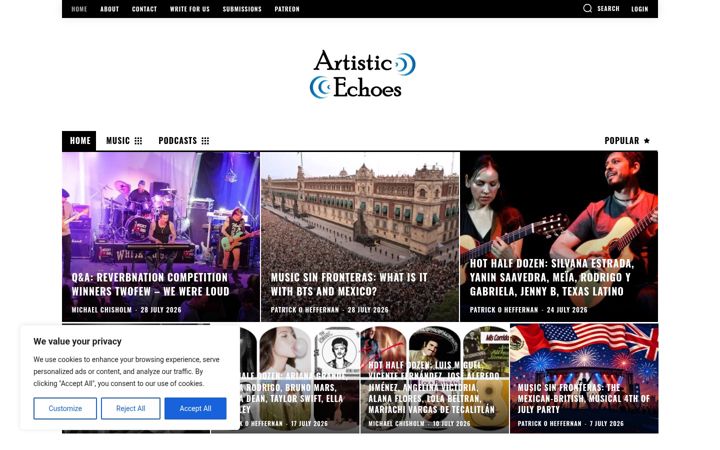 Екранна снимка на artisticechoes.co.uk