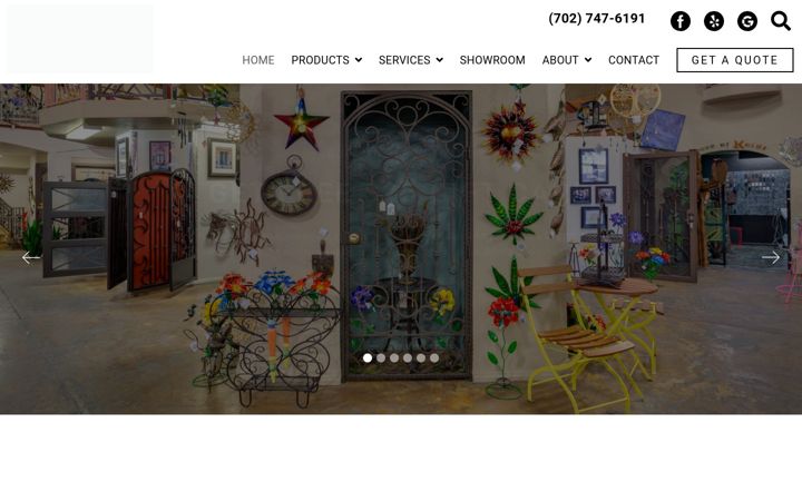 Screenshot von artisticiron.com
