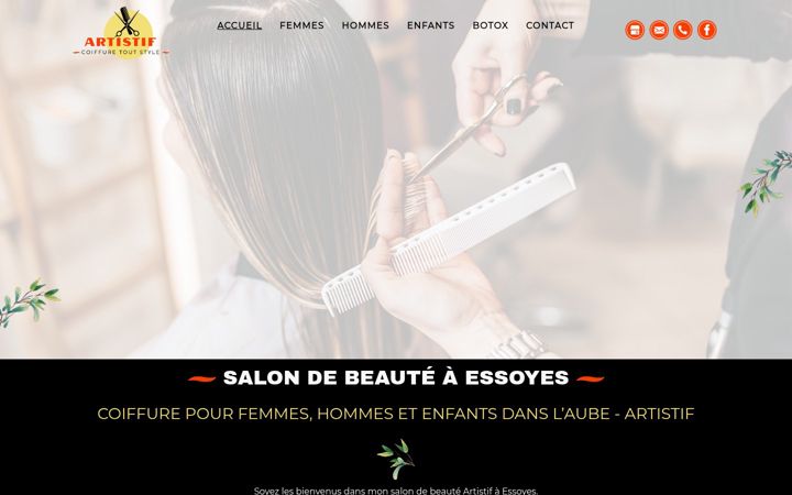 Screenshot von artistif-coiffure.fr