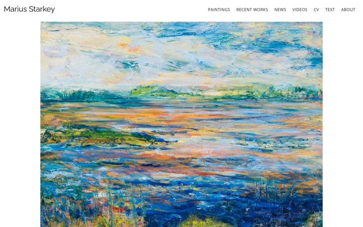 Screenshot ta' artistmarius.com