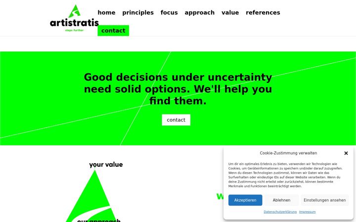 Screenshot ta' artistratis.com