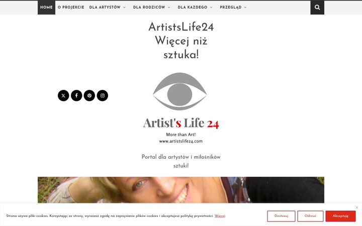 Screenshot ta' artistslife24.com