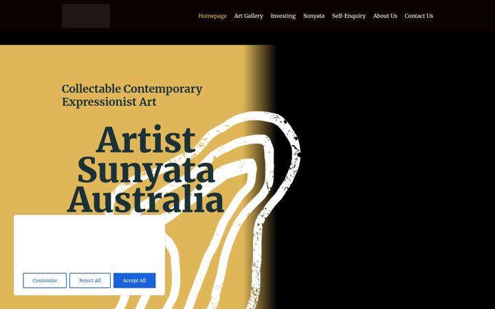 Capture d'écran de artistsunyataaustralia.com