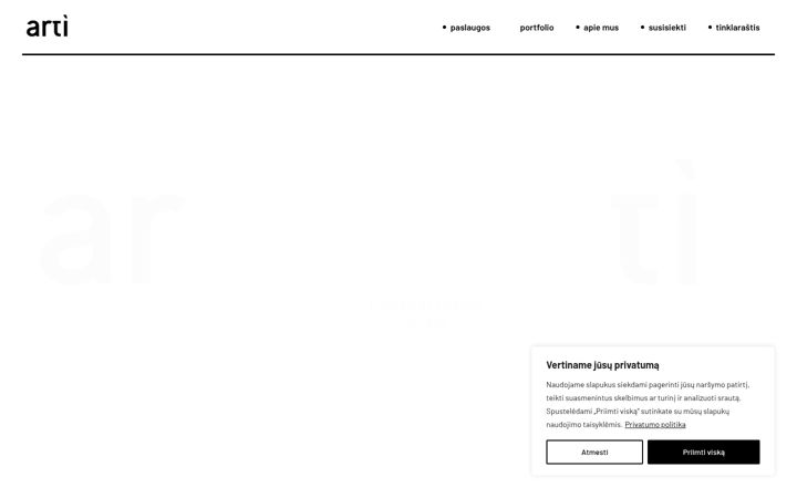 Screenshot ta' artistudija.lt