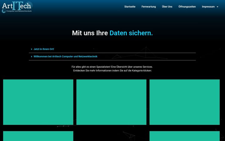 Screenshot von artitech-computer.de