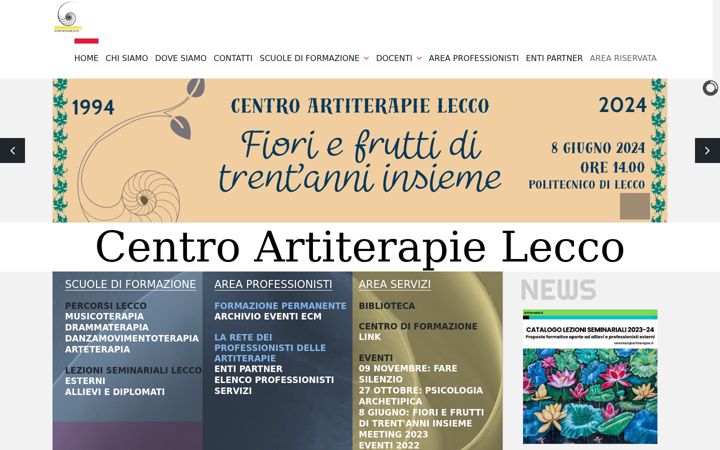 Screenshot von artiterapie.it