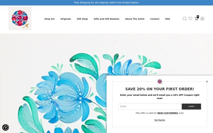 Screenshot ta' artivka.com