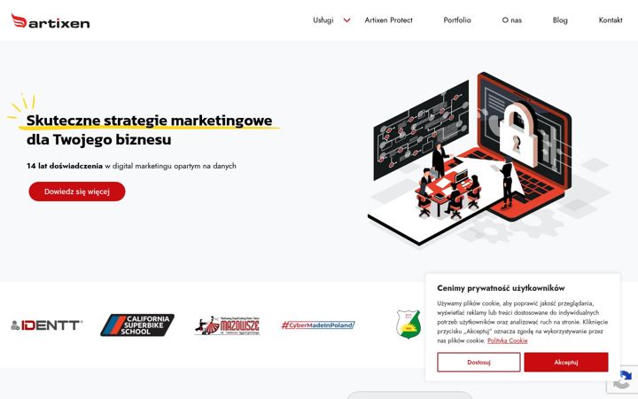 Ekrano kopija artixen.net