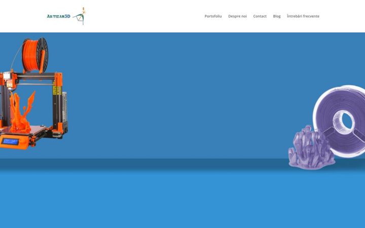 Screenshot of artizan3d.ro