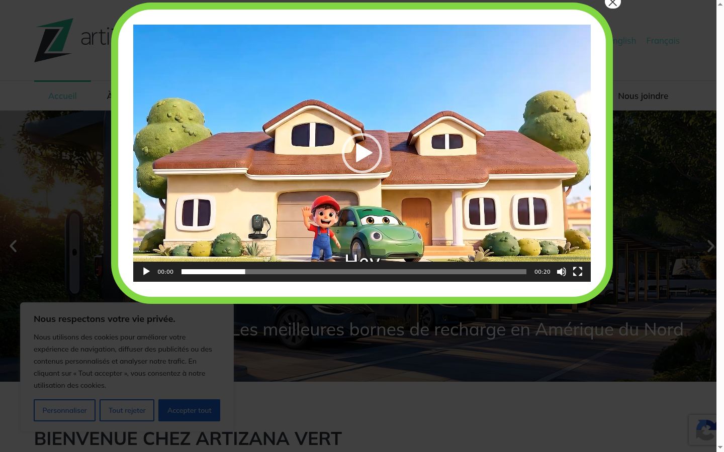 Sutikimo reklamjuostės, rodytos prieš bet kokią sąveiką, ekrano kopija