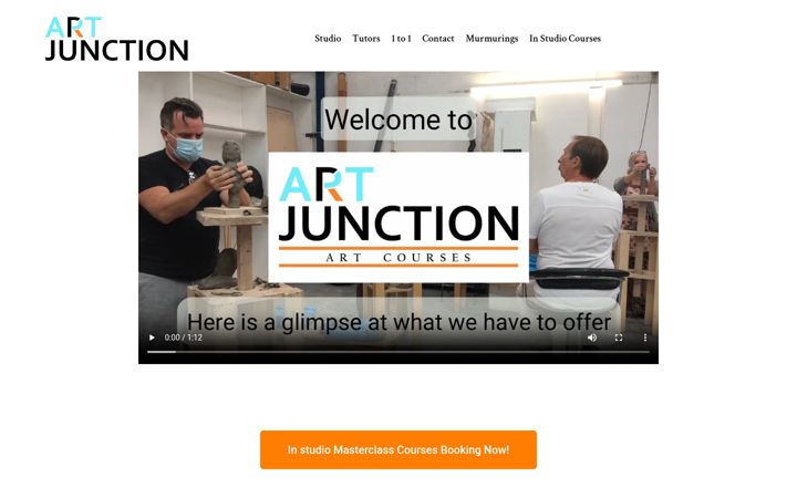 Snimka zaslona za artjunction.uk