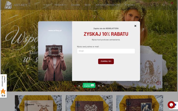 Snimka zaslona za artkey.pl