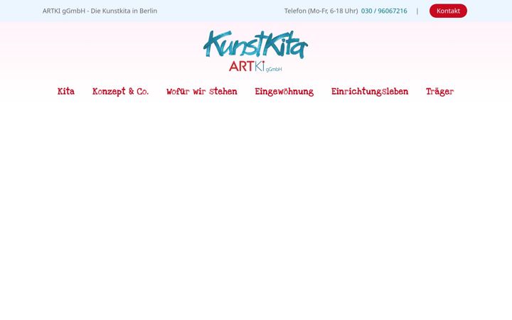 Screenshot of artki.berlin