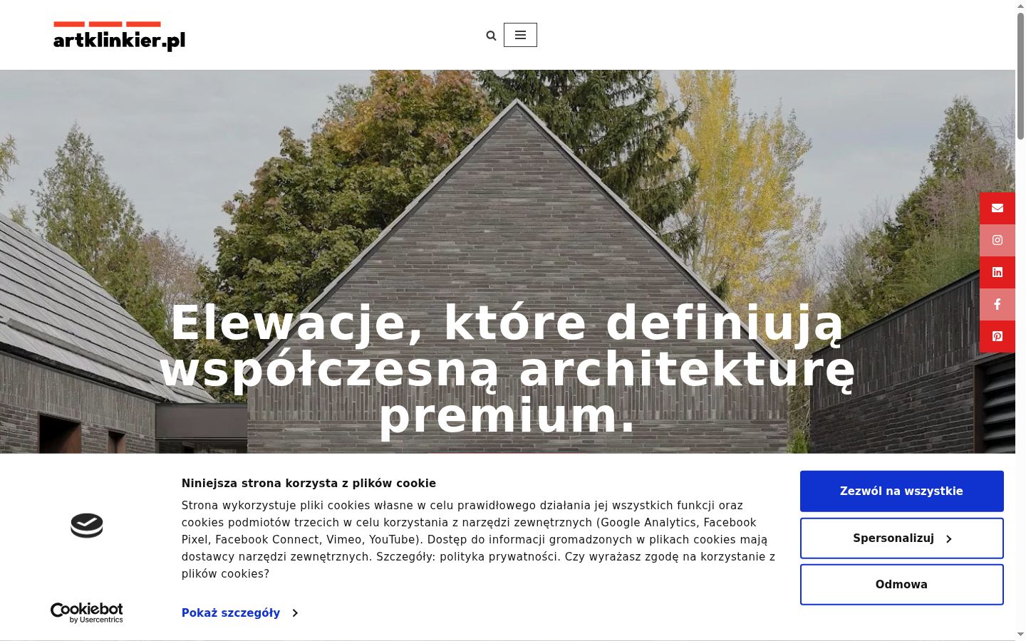 Snímka obrazovky banera súhlasu zobrazeného pred akoukoľvek interakciou