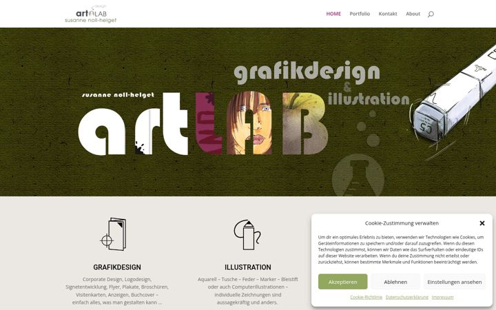 Screenshot of artlab-design.de