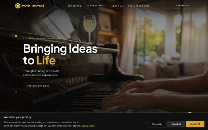 Screenshot von artland3d.com