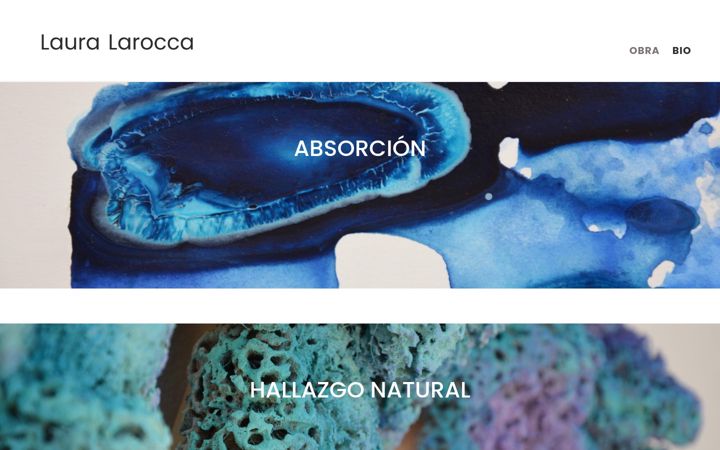Screenshot von artlarocca.com