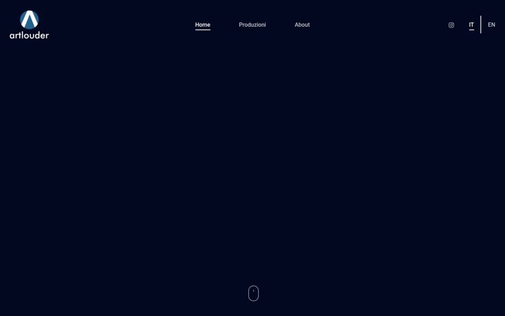 Snímek obrazovky artlouder.com