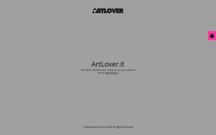 Screenshot of artlover.it