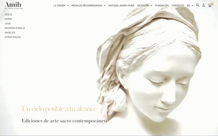 Screenshot of artmadeinheaven.com