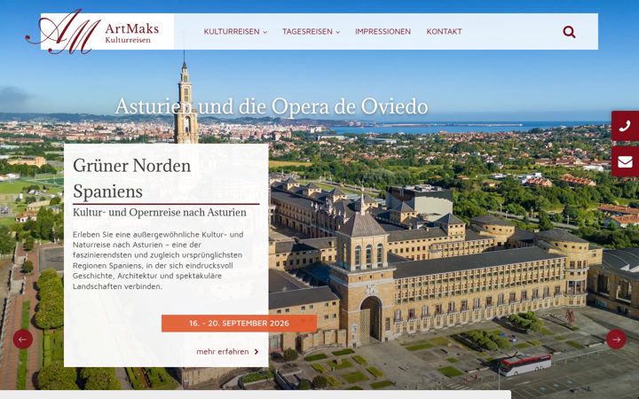 Screenshot of artmaks.de