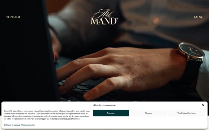 Ekrano kopija artmand.fr