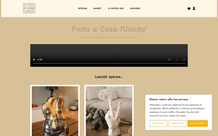Screenshot of artmarket.design