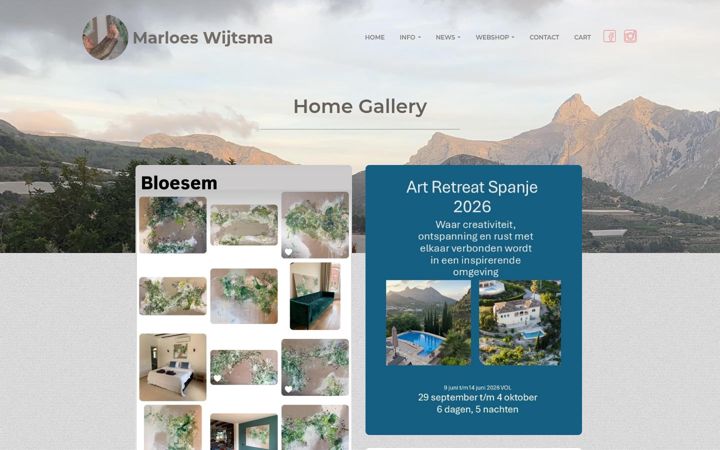 Screenshot of artmarloeswijtsma.com