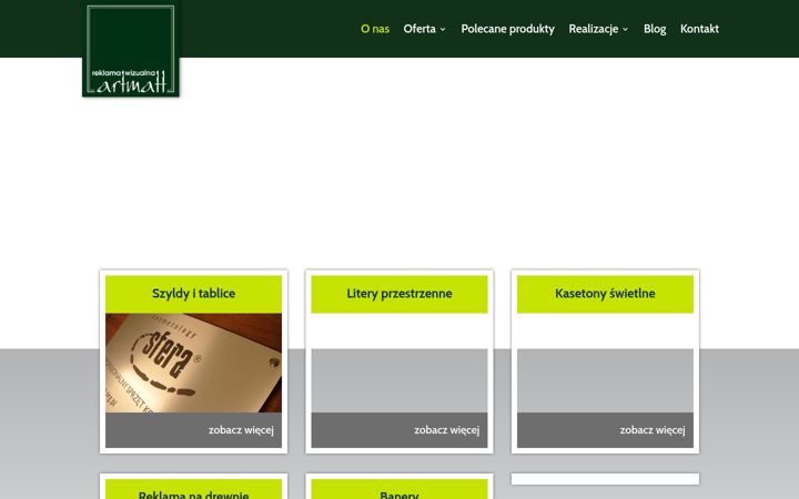 Screenshot of artmatt.waw.pl