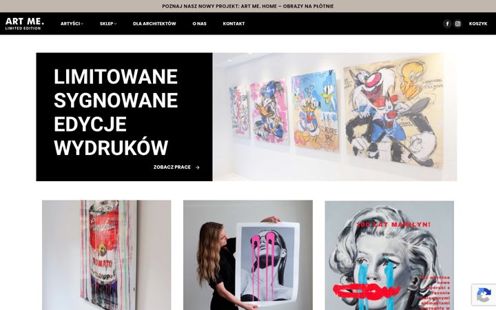 Screenshot von artme-store.pl