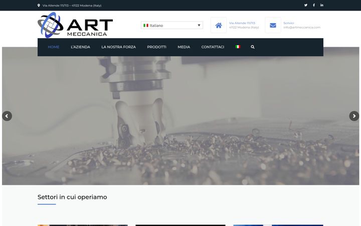 Screenshot ta' artmeccanica.com