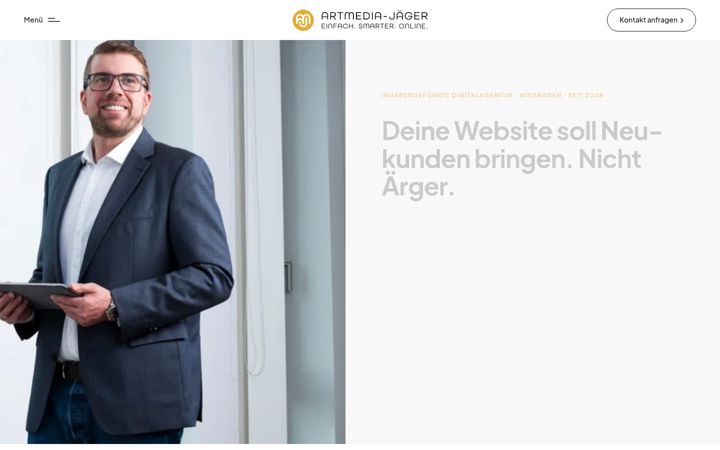 Screenshot ta' artmedia-jaeger.de