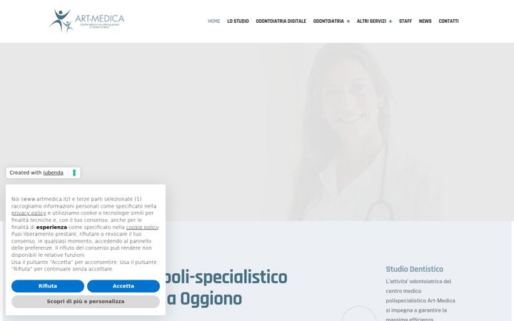 Ekraanipilt saidist artmedica.it