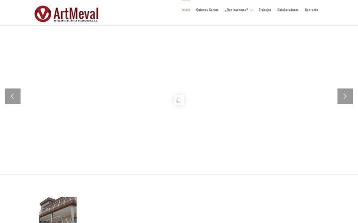 Captura de pantalla de artmeval.com